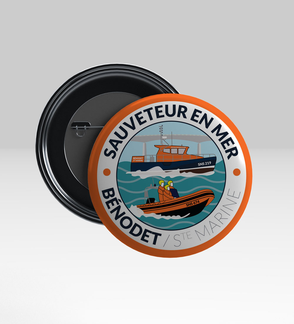 Badge SNSM Bénodet/Sainte-Marine