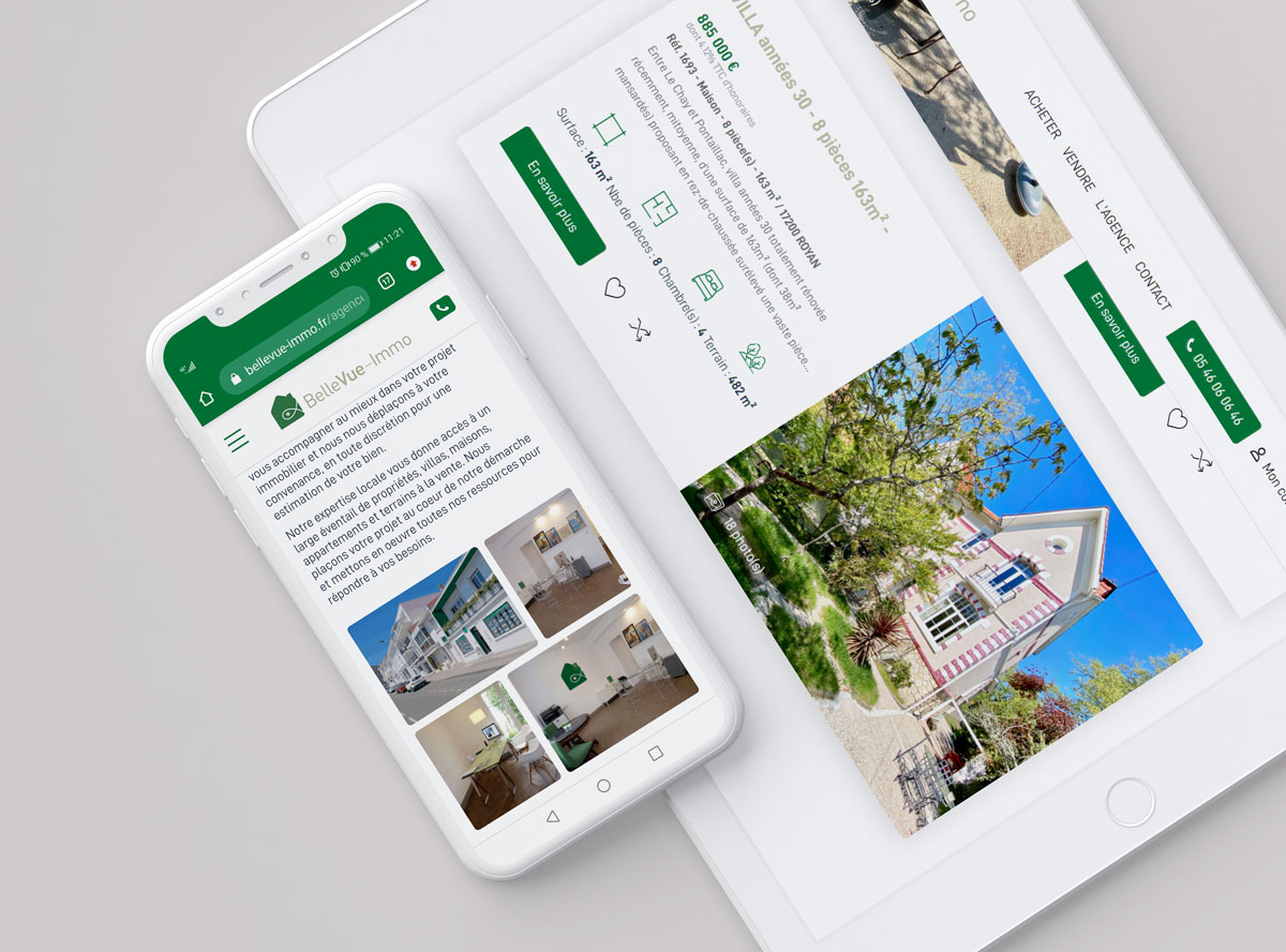 Webdesign site internet immobilier
