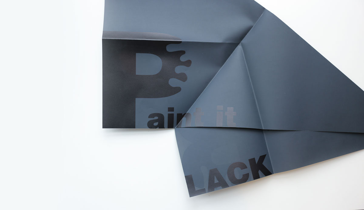 Création affiche origami