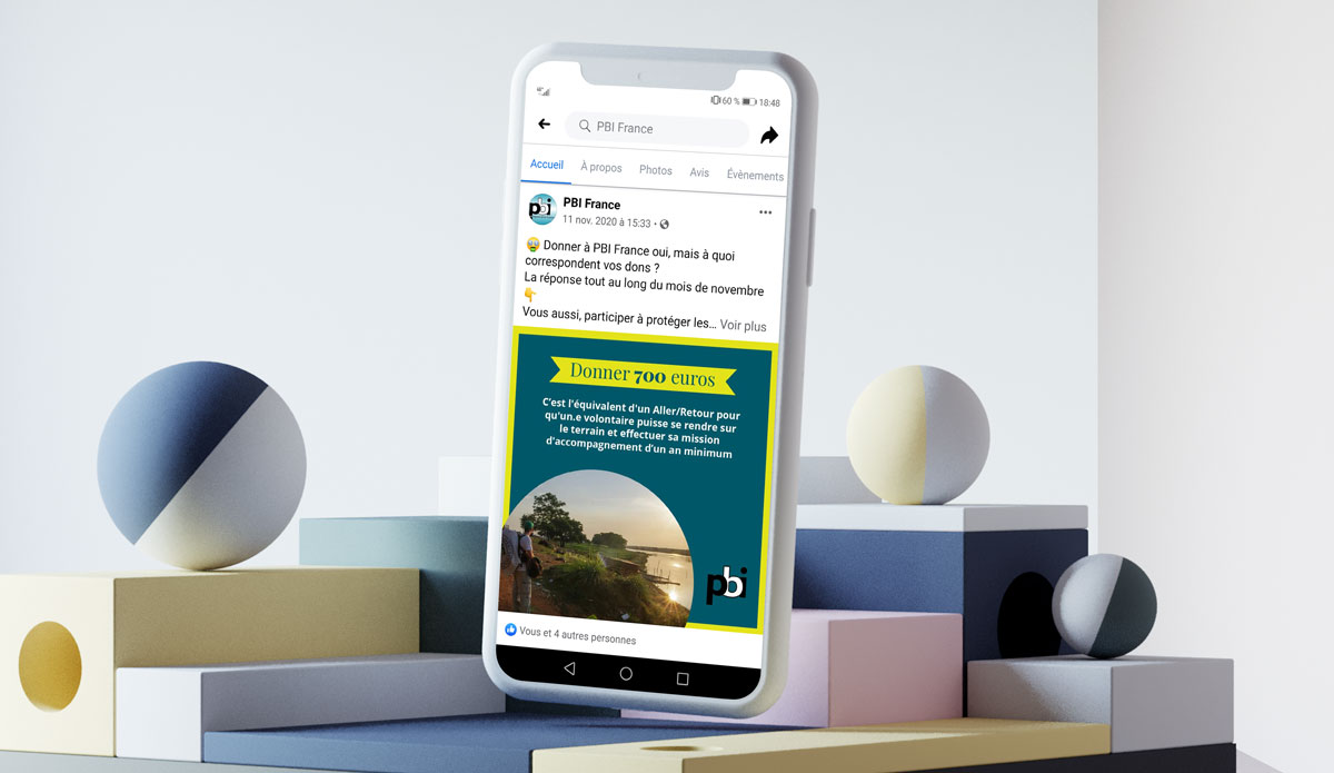 PBI - Campagne de dons réseaux sociaux