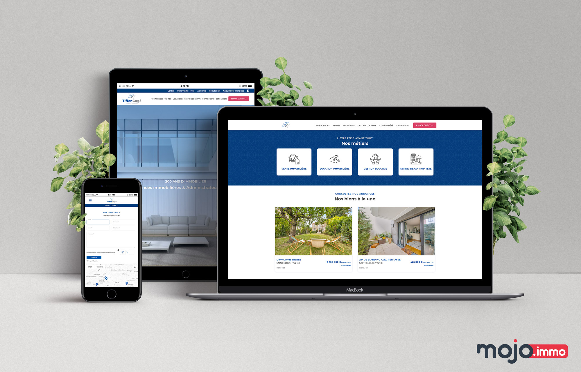 Webdesign Tiffen Cogé