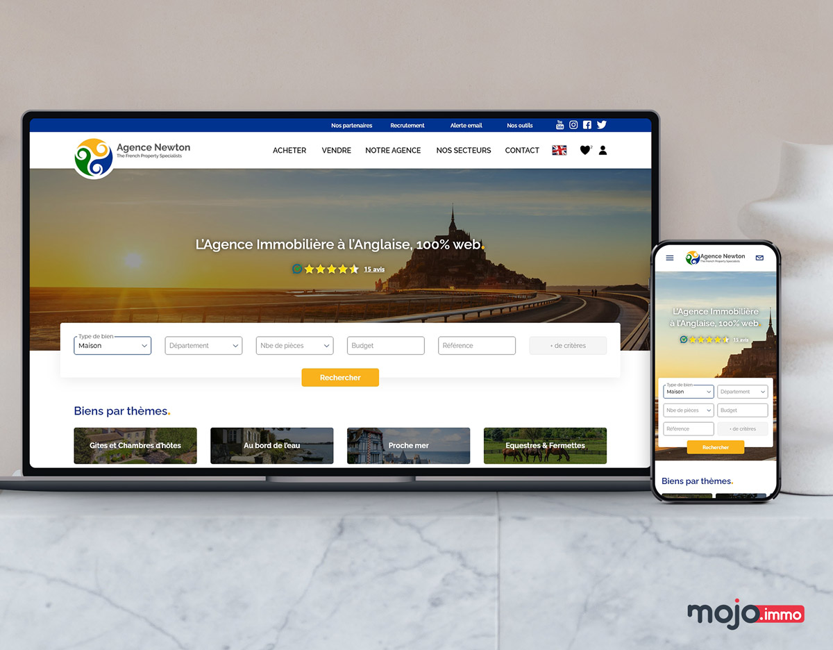 Webdesign site immobilier