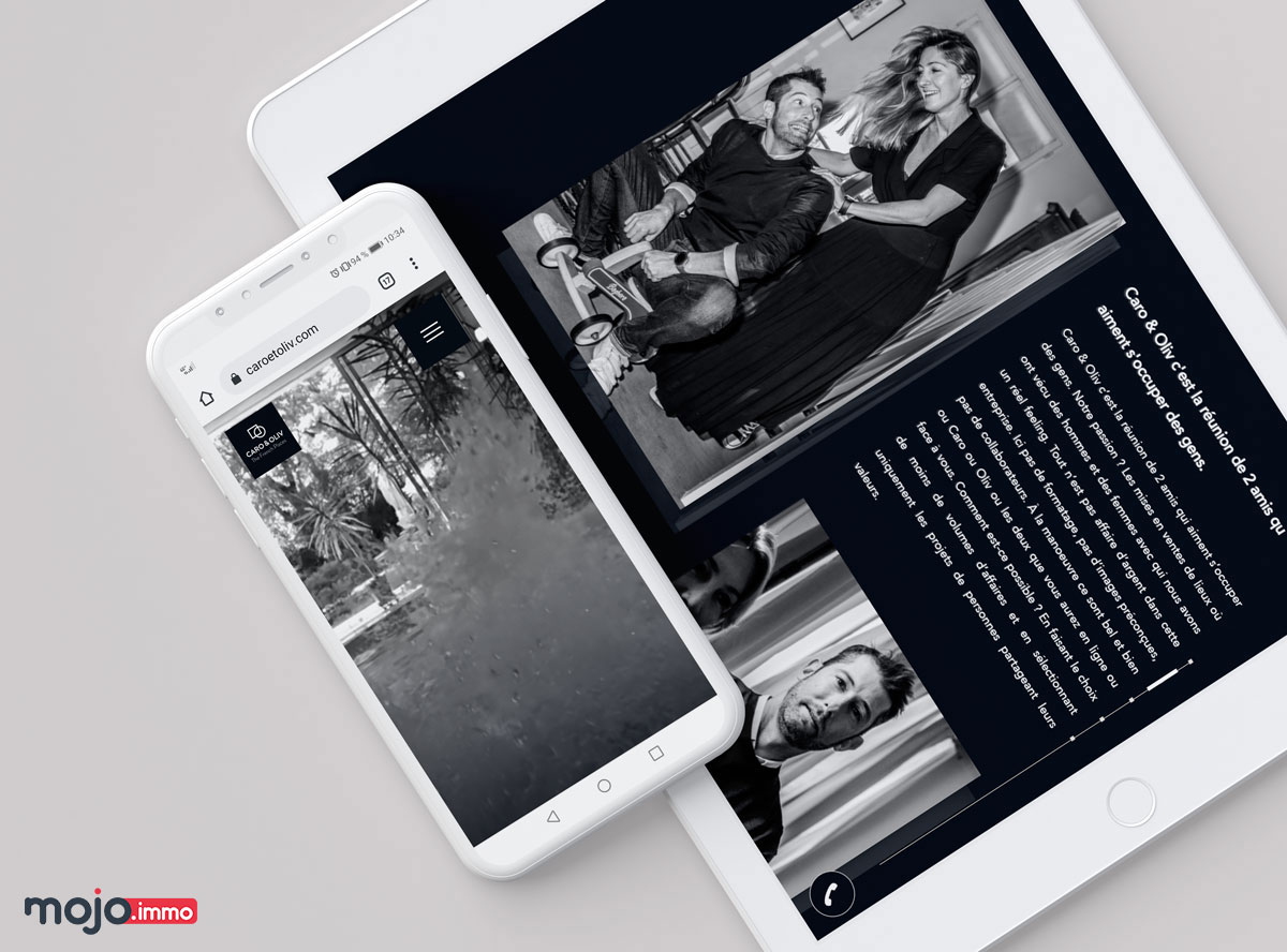 Webdesign site immobilier