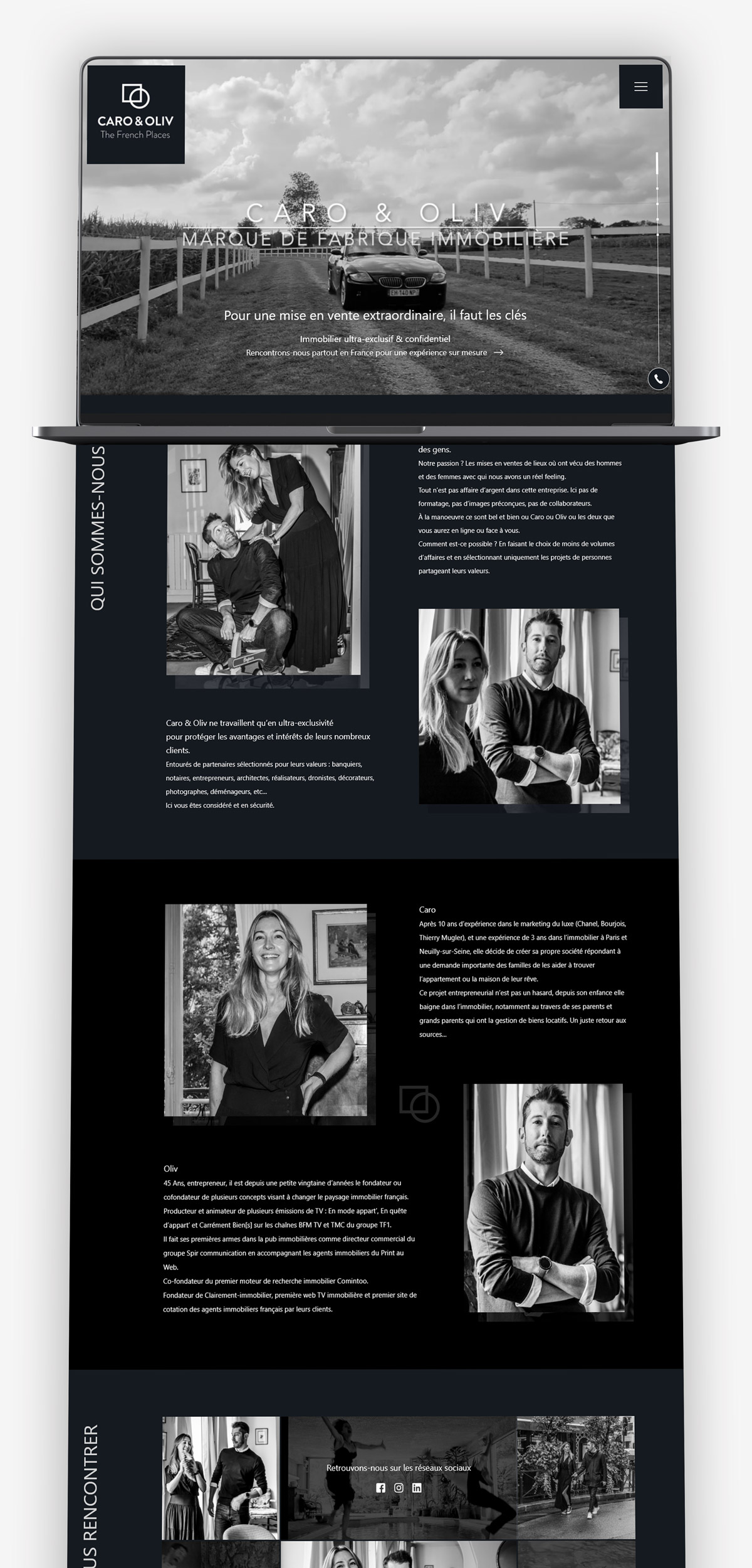 Webdesign site immobilier