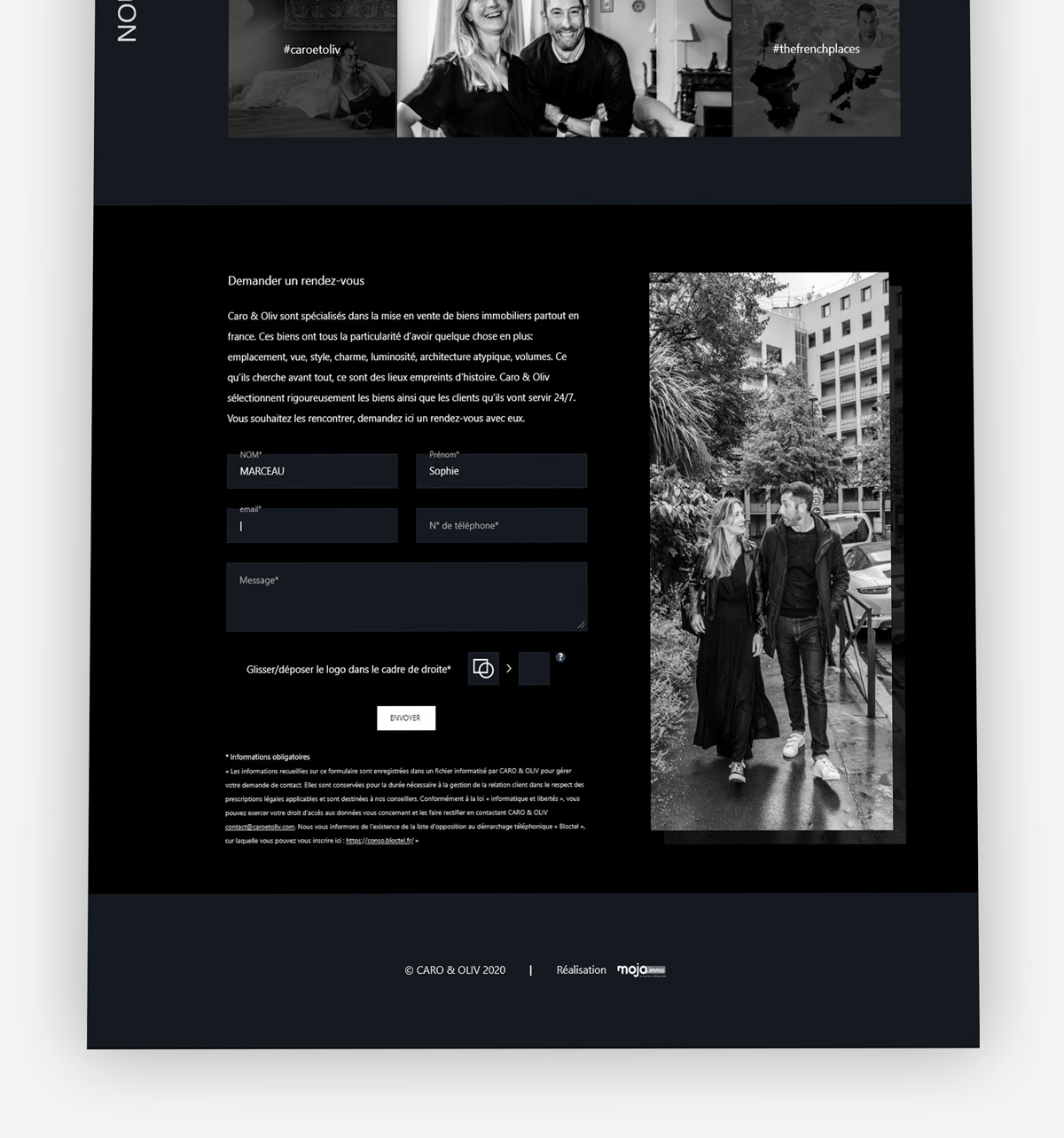 Webdesign site immobilier