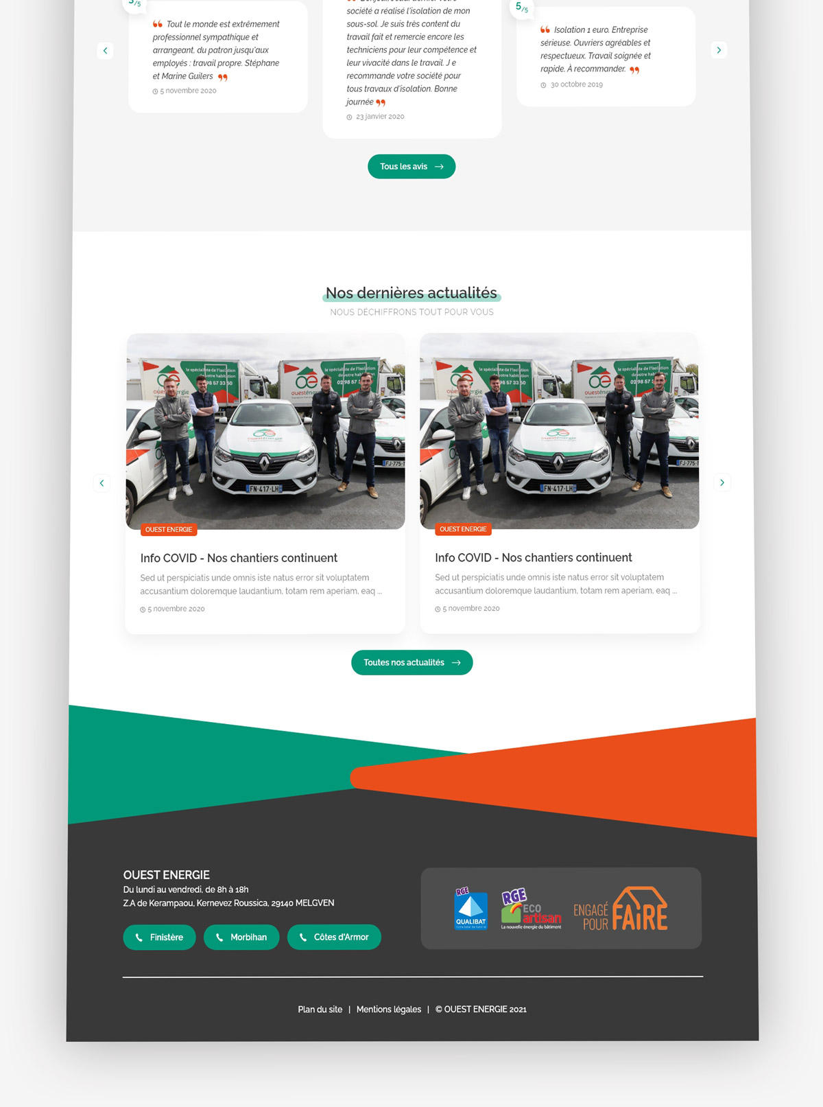 Webdesign site isolation