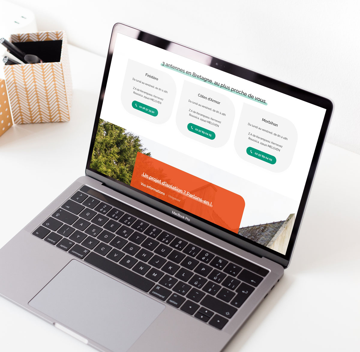Webdesign site isolation