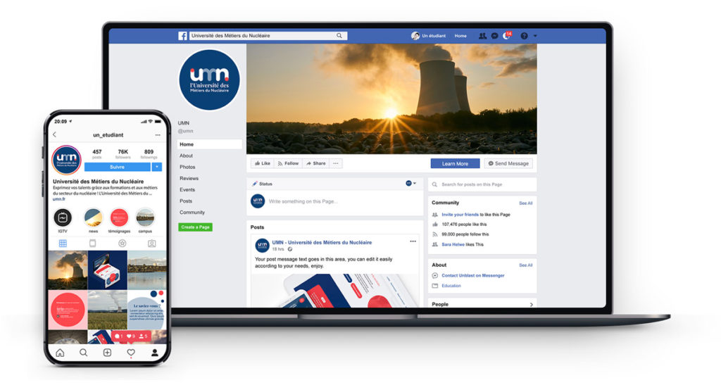 Identité digitale : université social media