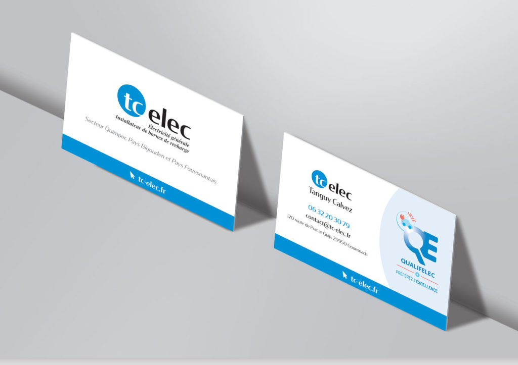 Création de cartes de visite - Électricien