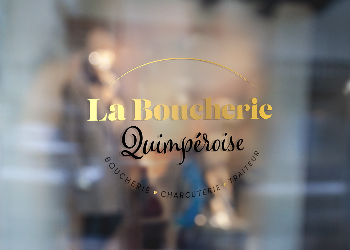 Création logo boucherie Quimper