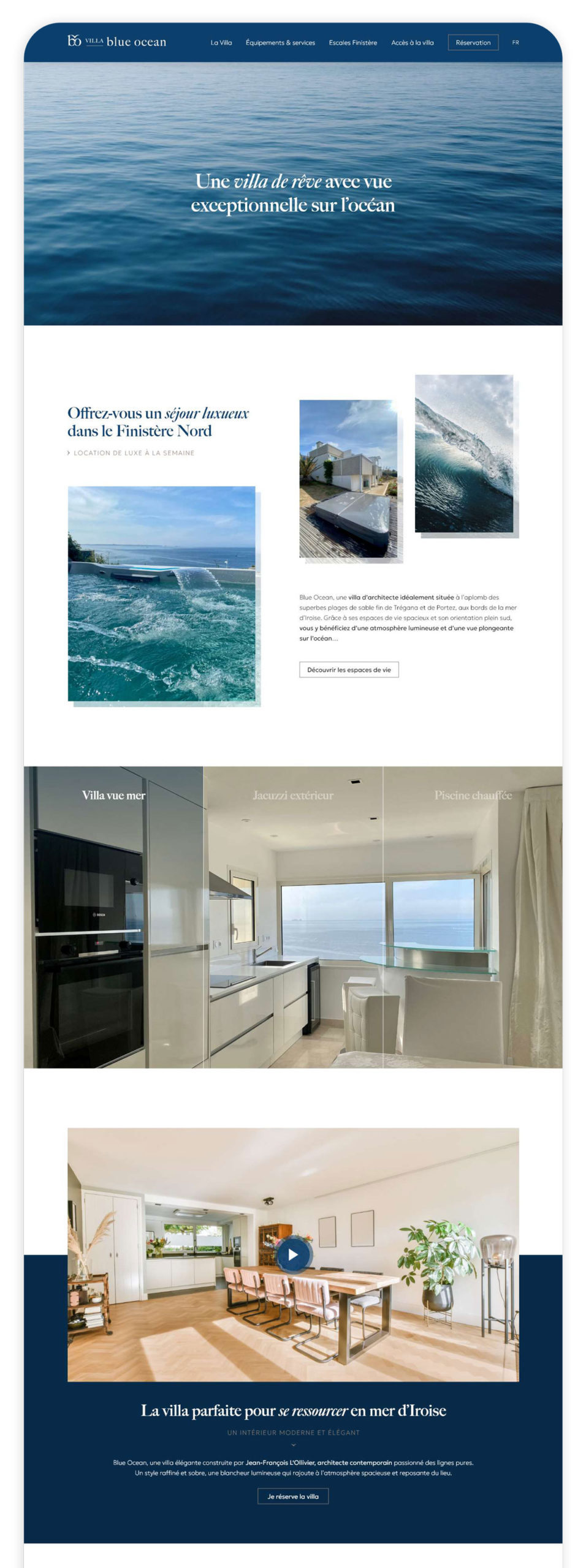 Design site internet - villa